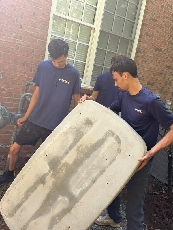 Setting the generator pad